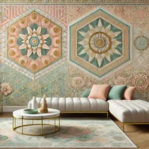 3D wallpaper for modern living room interior in Gorakhpur